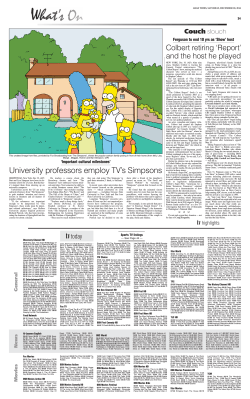 University professors employ TV's Simpsons