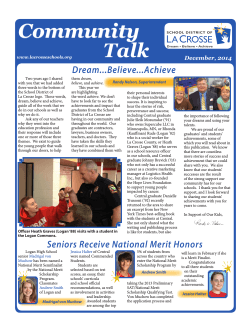 Community Talk - School District of La Crosse