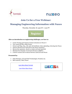 Managing Engineering Information with Nuxeo