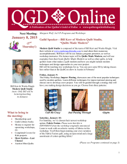 HERE - Quilter's Guild of Dallas