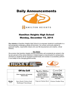 12/15 - Hamilton Heights Schools