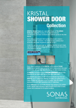 shower doors and trays 2015