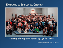 Our Parish Profile ( format)