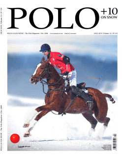 on snow - POLO+10 The Polo Magazine