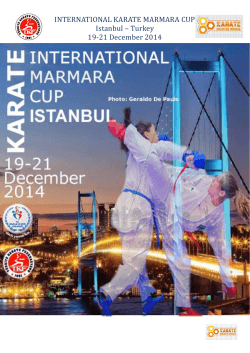 INTERNATIONAL KARATE MARMARA CUP Istanbul