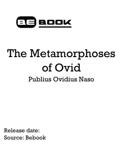 The Metamorphoses Of Ovid - Naso Publius Ovidius
