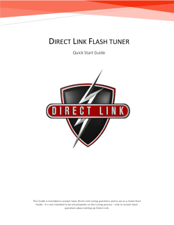 DIRECT LINK FLASH TUNER