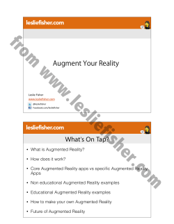Augment Your Reality