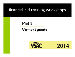 The Vermont grant