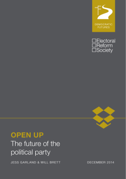 Open Up - The Electoral Reform Society