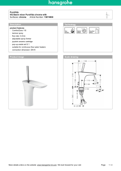 PuraVida HG Basin mixer PuraVida chrome with Surfaces