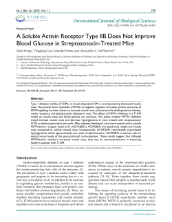 A Soluble Activin Receptor Type IIB Does Not Improve Blood