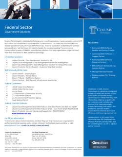 Federal Sector - Column Technologies