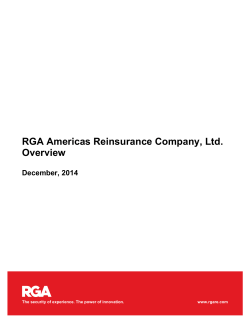RGA Americas Reinsurance Company, Ltd. Overview