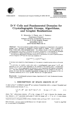 D-V Cells and Fundamental Domains for