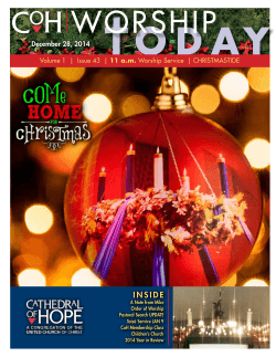 WORSHIP - Cathedral of Hope