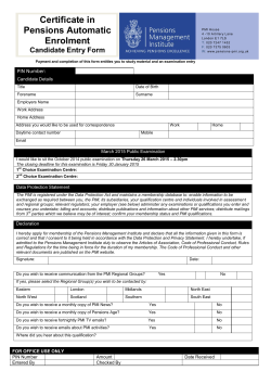 Online Learning and Examination Entry Form