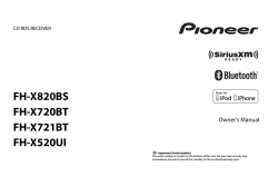 Pioneer® CD / MP3 Receiver