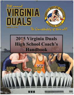 2015 High School Coach Handbook