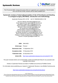 Provisional PDF - Systematic Reviews