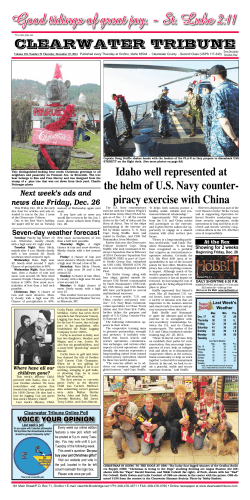 December 25, 2014 Front Page