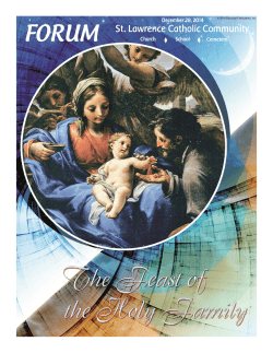 This Week - St. Lawrence Catholic Community