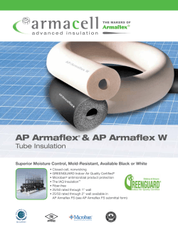AP Armaflex Pipe Insulation