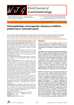 PDF-1348K() - World Journal of Gastroenterology