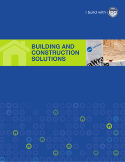building and construction brochure