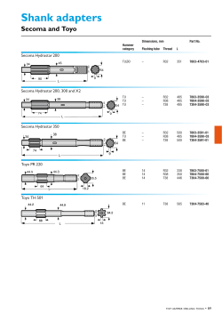 Shank adapters