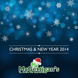 To view our brochure  - McGettigan's Irish Pubs