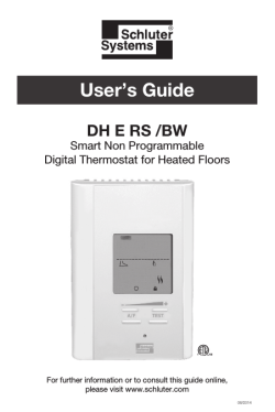 DITRA-HEAT Non Programmable Thermostat