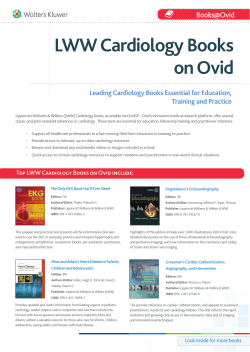 LWW Cardiology Books on Ovid