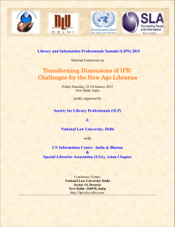 Library and Information Professionals Summit (LIPS