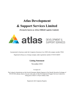 Atlas Development & Support Services Limited