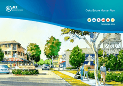 Oaks Estate Master Plan - ACT Planning and Land Authority