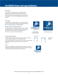 The WESCO Name and Logo Guidelines