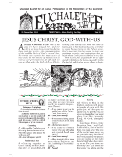 Jesus Christ, God-With-Us