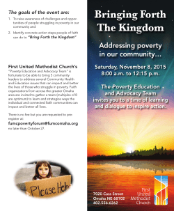 FUMC Poverty Forum flyer