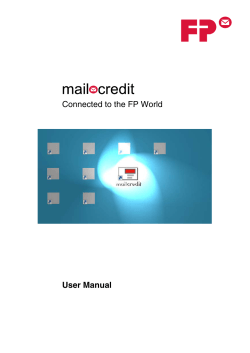 [mailcredit / ENG] User Manual