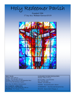 Holy Redeemer Parish - E