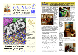 see this month's magazine - St. Paul's Church, Barnstaple