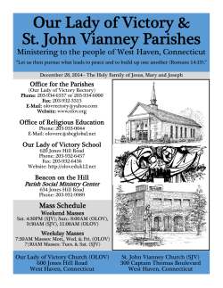 Our Lady of Victory & St. John Vianney Parishes - E