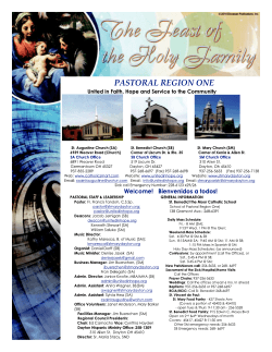 Read Current Bulletin - St. Mary Catholic Church