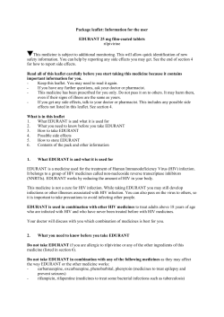 Package leaflet: Information for the user EDURANT 25 mg film