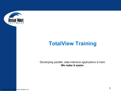 TotalView Training