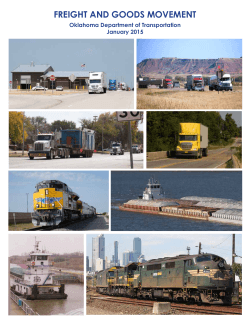 Freight & Goods Movement - Oklahoma Department of Transportation