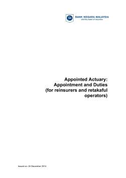 Appointment and Duties