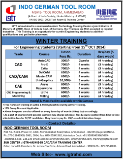 igtr ahd winter training course