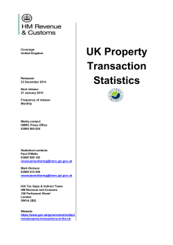 PDF: UK Property Transaction Statistics